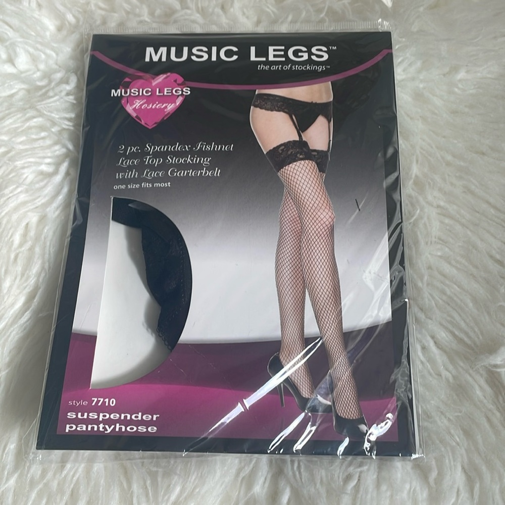 NWT Music Legs Fishnet Stockings/Lingerie